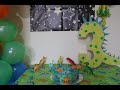 How to Make 3D number for Dinosour theme birthday party  / DIY 3rd Birthday number making