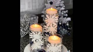 Dollar Tree floating candle centerpieces