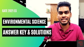 GATE 2021 Environmental Science and Engineering Answer Key and Solutions