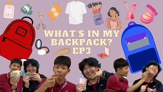 What’s in my backpack? EP3 🎒💄