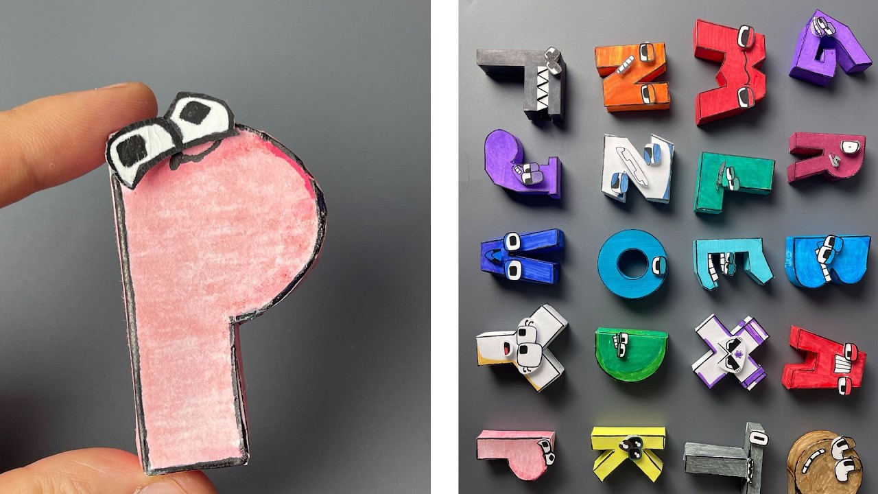 Paper Alphabet Lore P 🤪