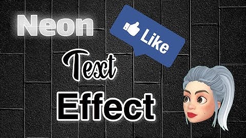 How to make neon text effect | Phonto editing tutorial | neon text | neon text effect