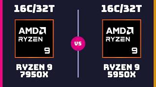 AMD Ryzen 9 7950X vs AMD Ryzen 9 5950X – CPU Comparison