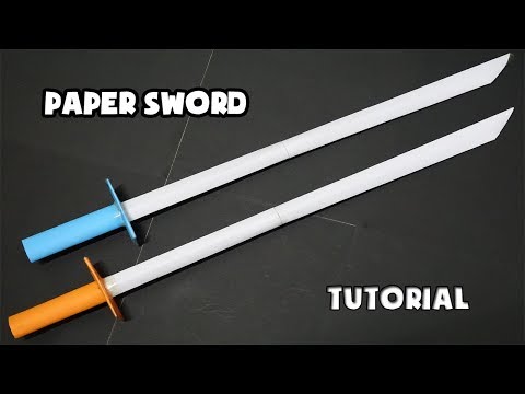 How to make a Paper Sword PART 9 | Easy Origami Tutorial | DIY Ninja Sword TIME LAPSE