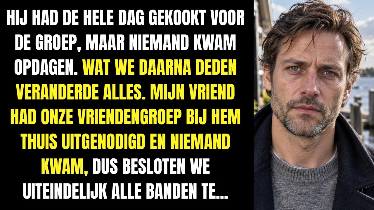 Han hade lagat mat hela dagen, men ingen kom. Jag trodde att jag var sen, men när jag väl kom fram var det bara vi tre kvar. "De ville helt enkelt inte komma", sa han med ett tomt leende. Den...