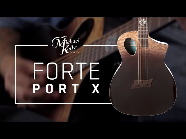 Acoustic Guitar Performance/ Demo - Forte Port X by Michael Kelly Guitars