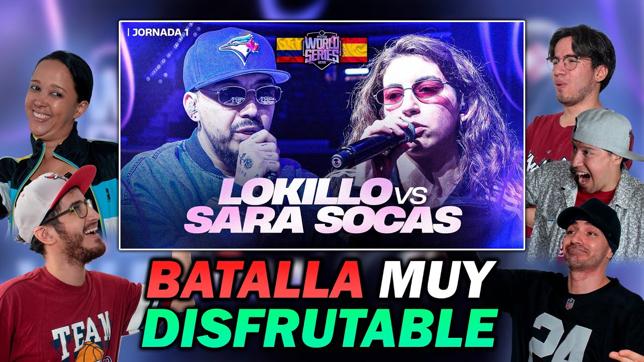 🎶 ESTO ES MUSICALIDAD - COLOMBIANOS REACCIONAN a LOKILLO vs SARA SOCAS [FMS WORLD SERIES SUPERLIGA]