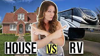 RV vs HOUSE // The TRUTH About LIVING in an RV with a Family