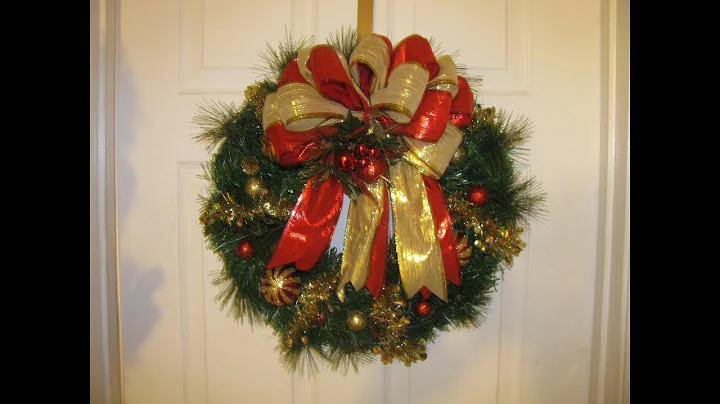 How to make Carmen's $15.00 DollarTree Garland Wre...