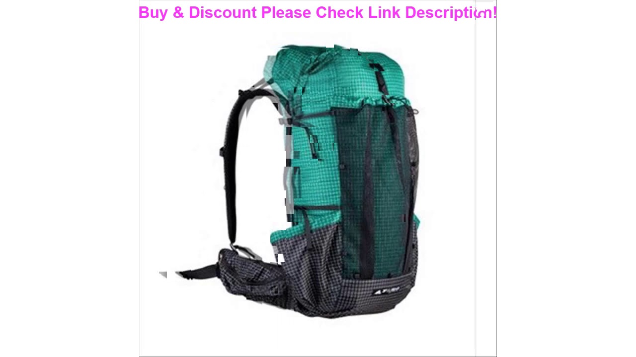 Review 3F UL GEAR Qi Dian Pro Ultralight Backpack Camping Pack Waterproof Travel Backpacking Lightw