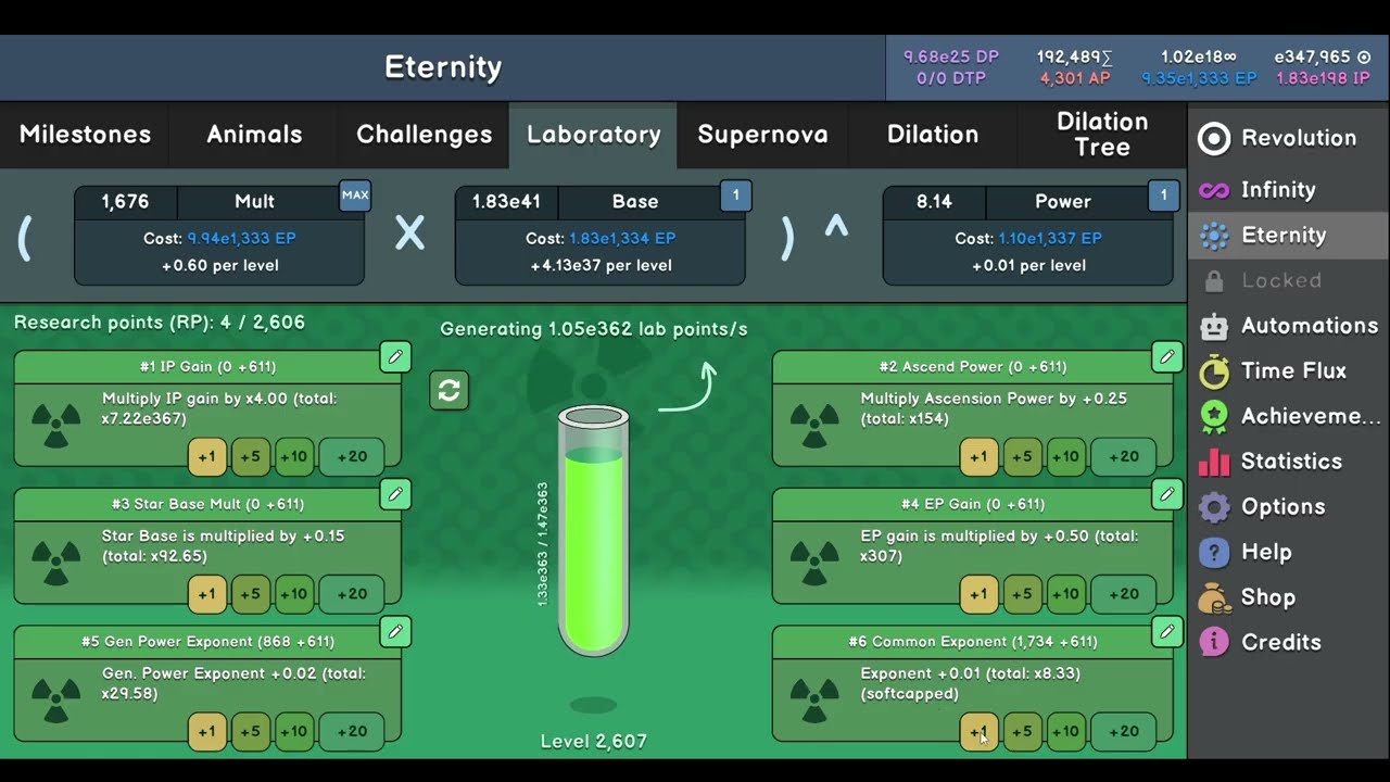 Revolution Idle stressed