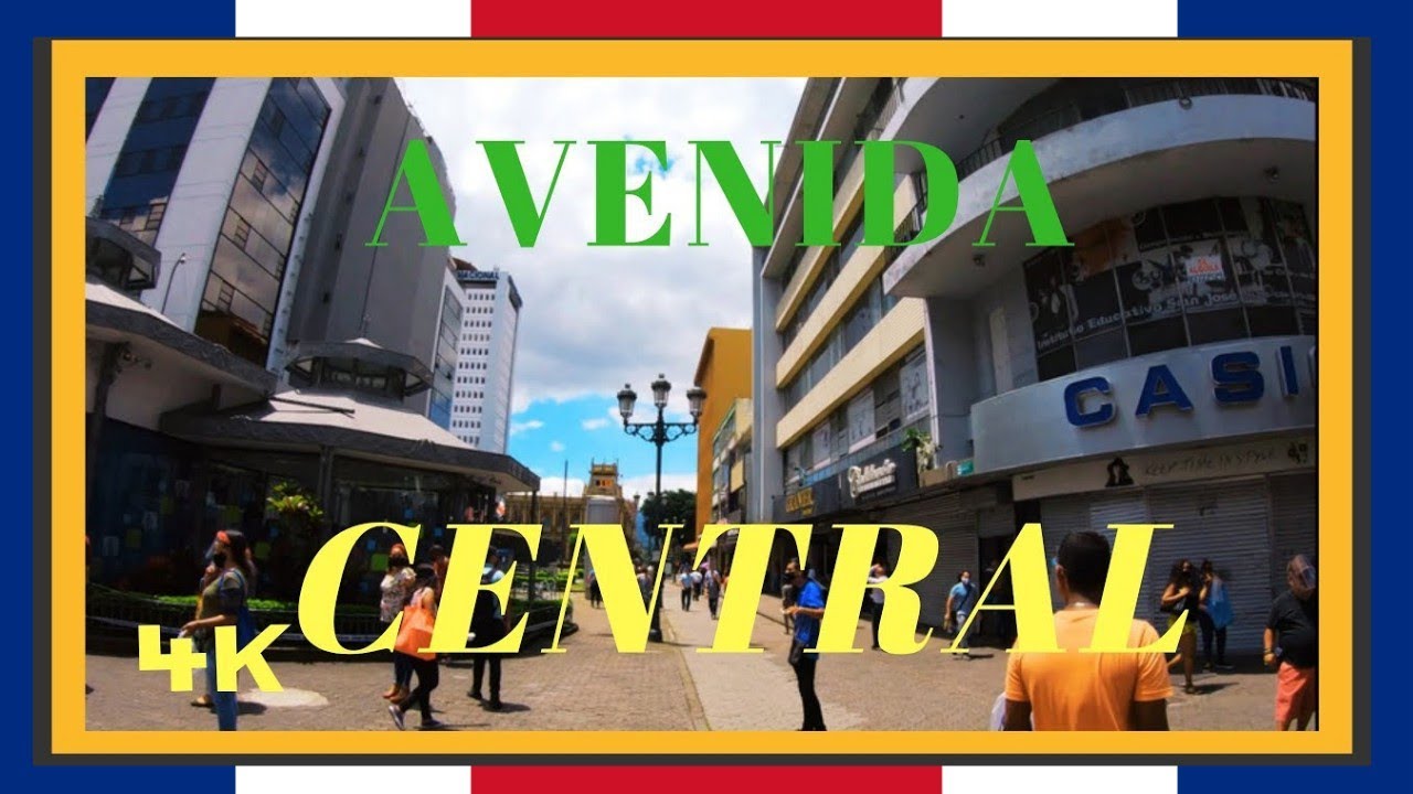 Avenida Central | San José | Costa Rica || 4K || 🎥✔️🚶
