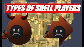 Types of SHELL SHOCKERS, players!