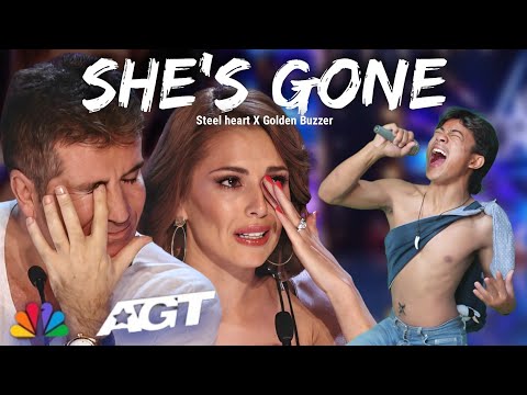 Golden Buzzer : All the judges cried when he heard the song She's Gone with an extraordinary voice