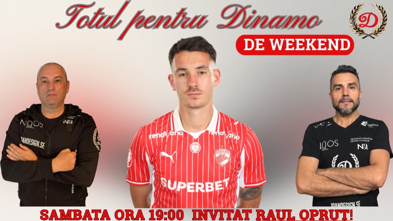 Totul pentru Dinamo de weekend, astăzi  ora 19:00!