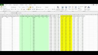 Entering Under Water Weight Data Part 1