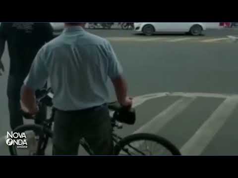 Vídeo | Adolescente é apreendido após tentar furtar bicicleta no Centro de Nova Venécia