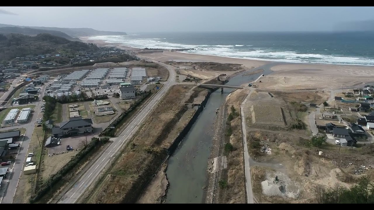 ドローン空撮】令和6年能登半島地震・水害 20260223 八ヶ川河道 - YouTube