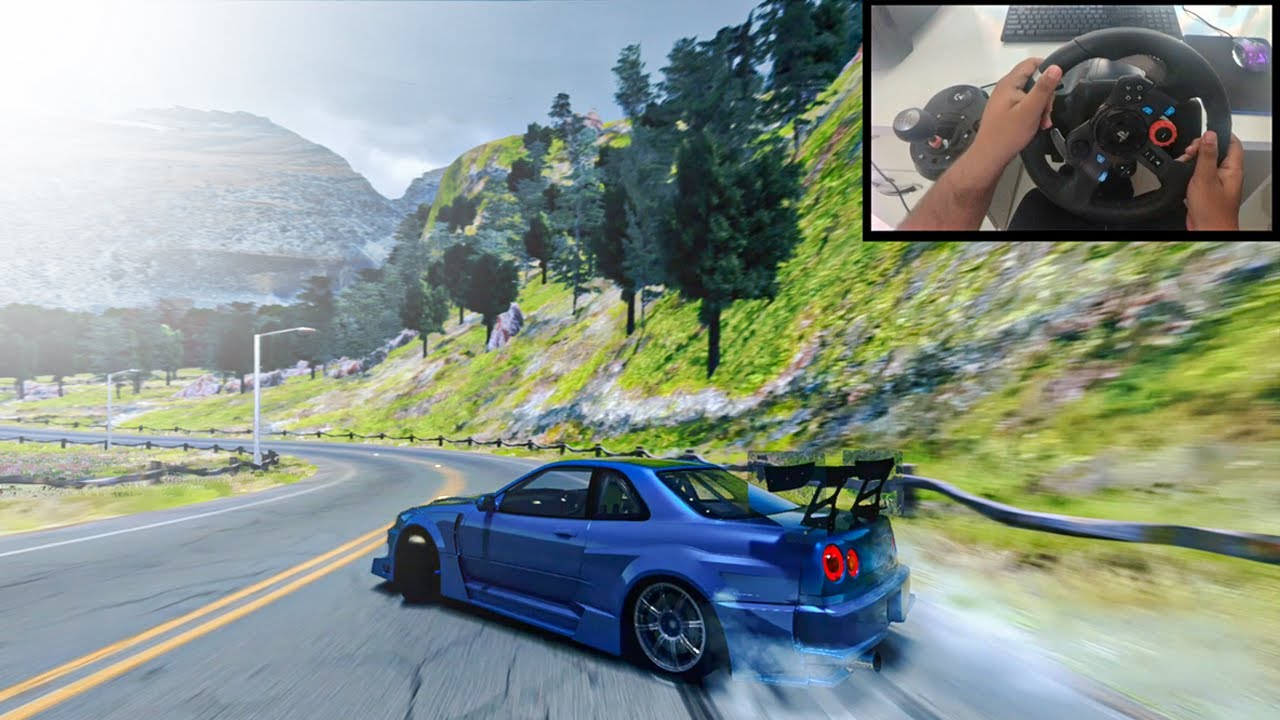 800hp Nissan GTR r34 Drifting Touge l Assetto Corsa (Logitech G29 ...