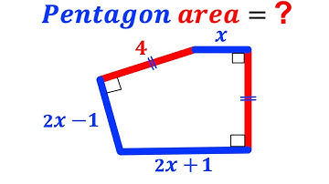 Can you find area of the Pentagon? | (Jystify) | #math #maths | #geometry