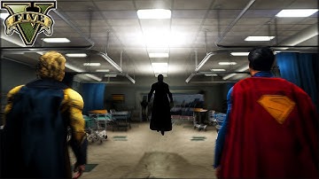 GTA 5 - Superman and The Sentry vs The Void | Superman (DCU) vs The Sentry (MCU) Finale