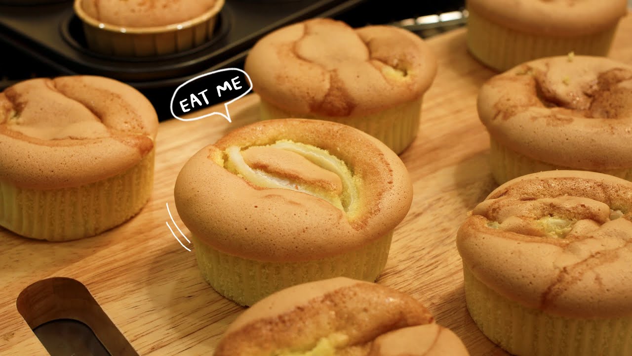 เค้กใบเตยมะพร้าวอ่อน l สอนตีสปันจ์เค้ก l สอดไส้ซอสมะพร้าวอ่อนจุกๆ l PANDAN COCONUT CAKE