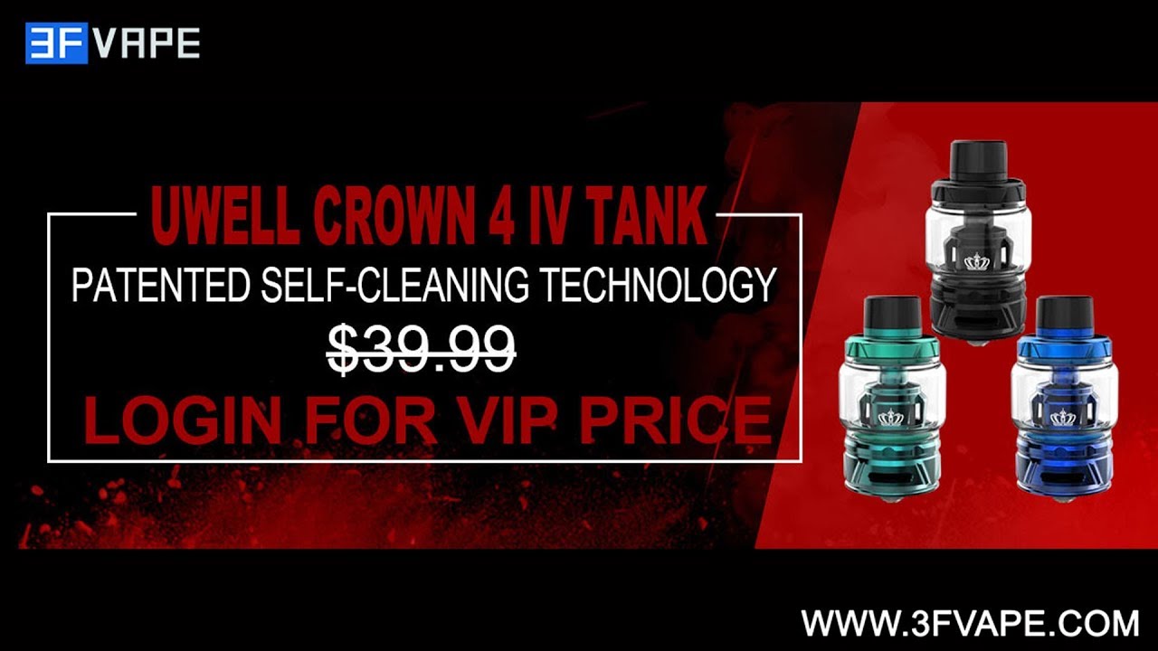 Buy Uwell Crown IV 4 Green 6ml 0.4ohm 28mm Sub Ohm Tank Clearomizer