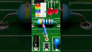 470 Ohm's Resistor ⚡⚡ #colour code #electronics #technical #education #viral #shorts #video ⚡😄❤️