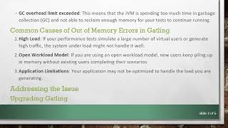 Solving Out of Memory Issues in Gatling Performance Tests