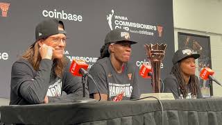 Download Lagu Indiana Fever win Commissioner's Cup | Stephanie White, MVP Natasha Howard, Kelsey Mitchell postgame MP3 Download Lagu Indiana Fever win Commissioner's Cup | Stephanie White, MVP Natasha Howard, Kelsey Mitchell postgame MP3