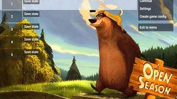 Open Season PPSSPP v.1.1.1 on Nvidia Shield Tablet (Android)