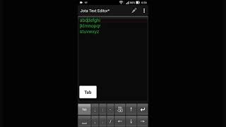 Tab keyboard screenshot 3