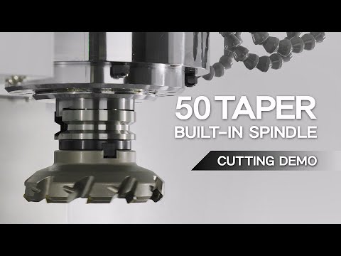 50 Taper Built-in Spindle Cutting Demo | MICRO DYNAMICS