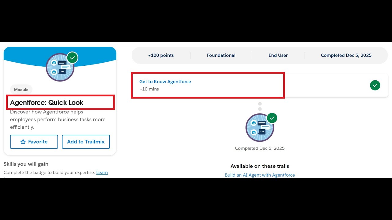 Agentforce: Quick Look | Salesforce Trailhead - YouTube