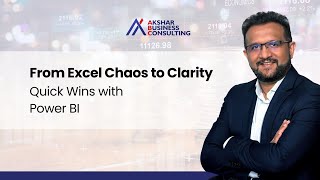 From Excel Chaos to Clarity Quick Wins with Power BI