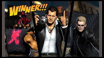 Ultimate Marvel vs Capcom 3 arcade.Frank West-Akuma-Wesker.