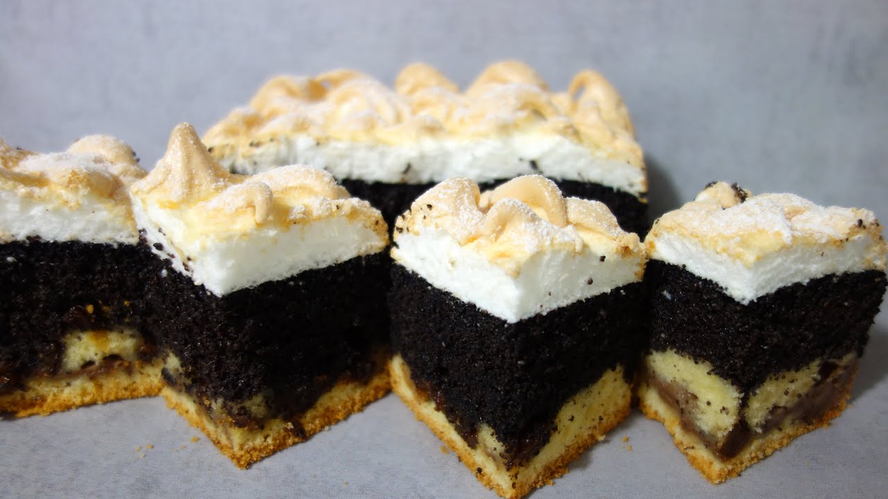 Makowiec pod chmurką – przepis na makowiec z bezą idealną