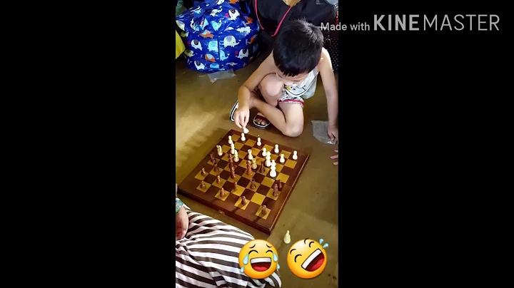 Hilarious first game of chess, you won't believe w...