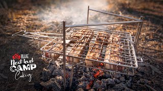 Delicious Pork Rashers On The Travel Braai From Fire To Wraps Ultimate Outdoor Cooking