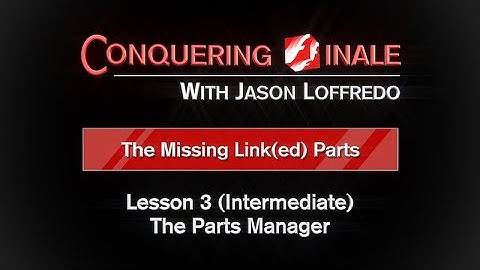 23-3 The Parts Manager (Intermediate)