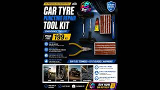 Car Puncture Repair Tool Kit 🔧Save Your Time⏱Save Your Money💸 Buy Now #shorts#toolkit#caraccessories