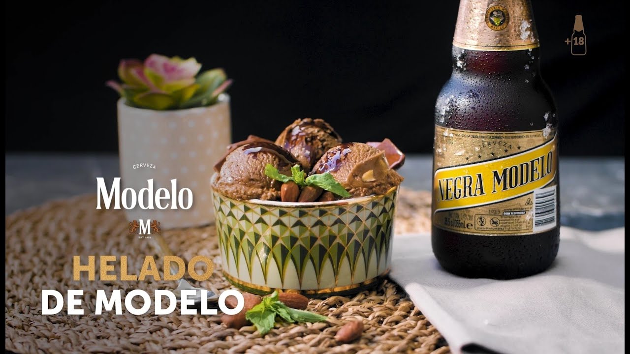 Helado de chocolate con Cerveza Modelo - YouTube