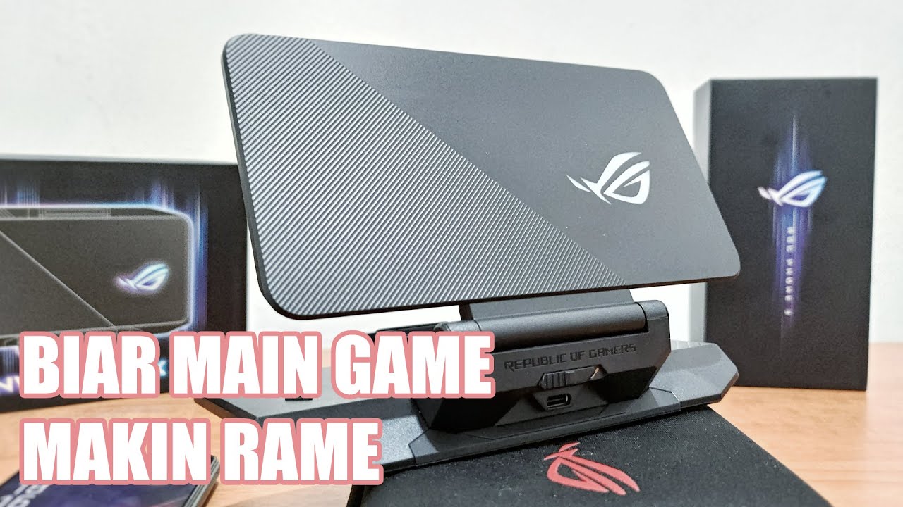 ASUS TwinView Dock 3 - Fixation Double écran pour téléphone Portable - Noir ROG Phone 3