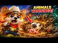 Secret Tunnel Mystery! Sheriff Corgi Saves Farm Animals | Funny Cartoon Kids
