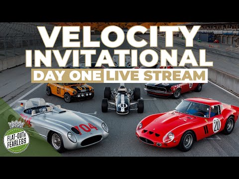 2022 Velocity Invitational Laguna Seca Qualifying live stream | Mario Andretti drives modern F1 car!