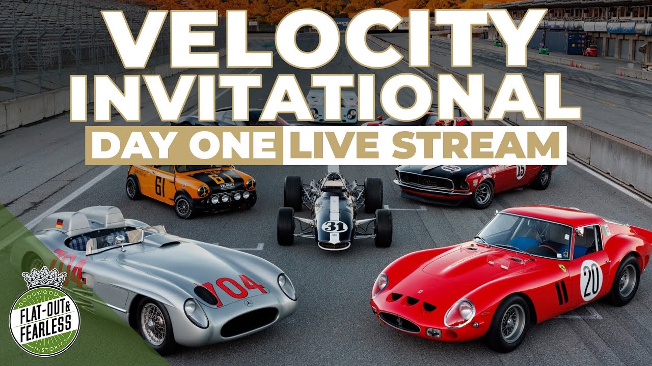 2022 Velocity Invitational Laguna Seca Qualifying live stream Mario Andretti drives modern F1 car!