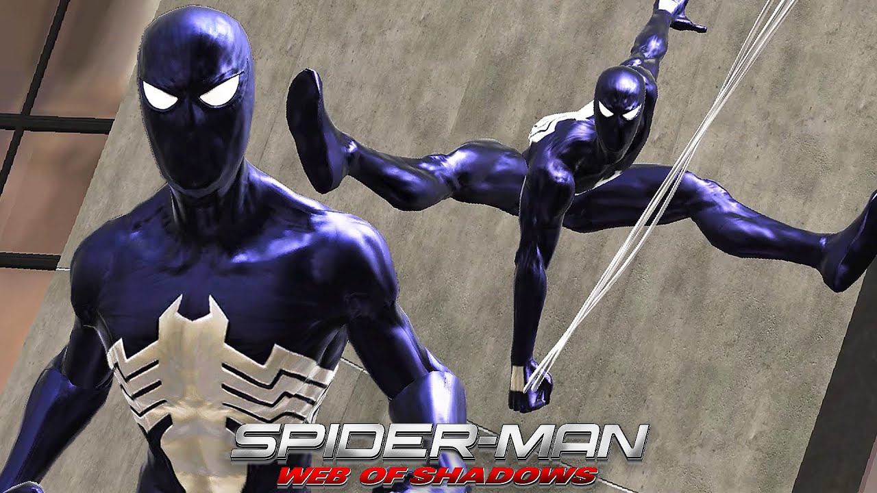 prologue-w-the-black-suit-spider-man-web-of-shadows-gameplay