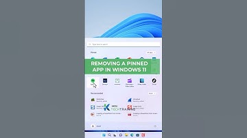 Remove Pinned Apps - Windows 11 Tip of the Day