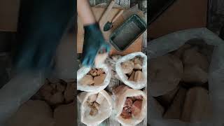 Crispy Clay Rock Packing Live #chalk #chalkasmr #clay #crunchycrumbles #minerals #asmr #clayvideos
