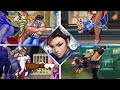 EVOLUTION of Chun li's Senretsukyaku & Hoyokusen (Super Lightning Legs)